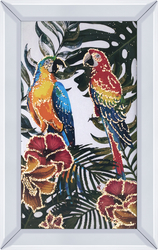 Renkli Papağanlar Tablo 40x60cm - Thumbnail