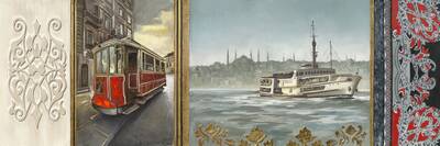 Tramvay ve Gemi Kabartmalı Tablo
