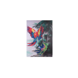 Özverler - Renkli Papağan Yağlıboya Tablo