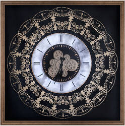 Varak Detaylı Saat 100x100cm