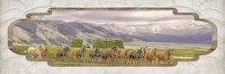 Yayladaki Atlar Kabartmalı Tablo - Thumbnail