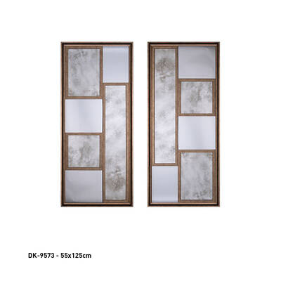 Gold Eskitme Ayna 55x125cm