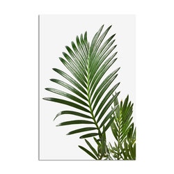 Özverler - Yeşil Palmiye Kanvas Tablo